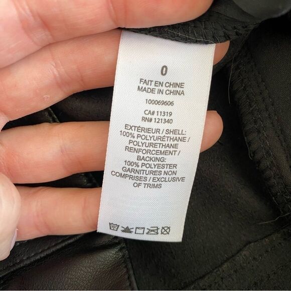 DYNAMITE | Straight Leg Faux Leather Pants - Picture 7 of 11